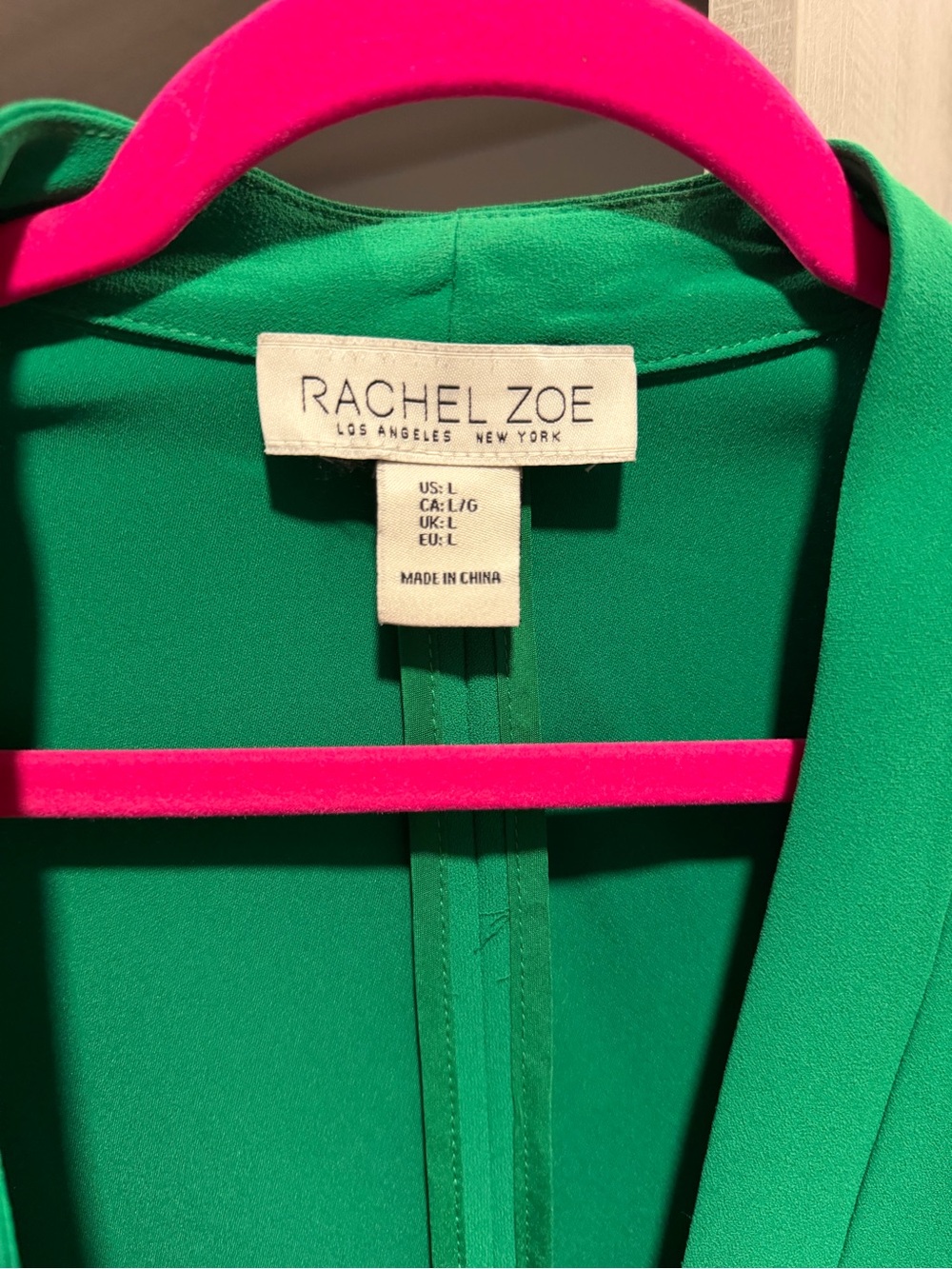 Rachel Zoe Kelly Green Open-Front Blazer - Picture 2 of 3